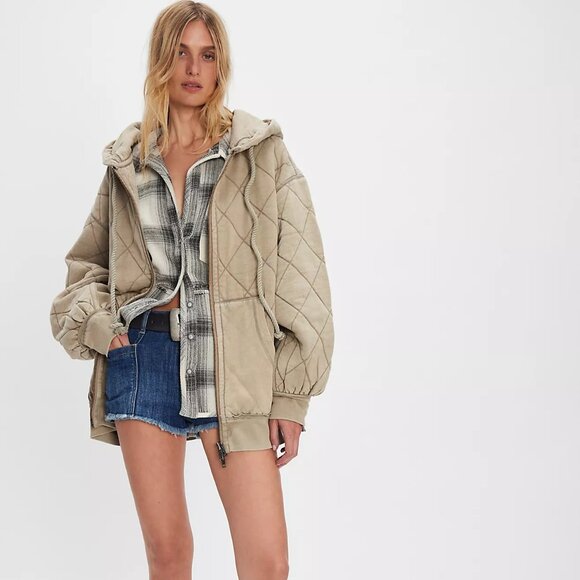 Free People Tops - We The Free Quilted Cardigan